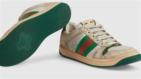 gucci new shoes dirty|expensive sneakers that look dirty.